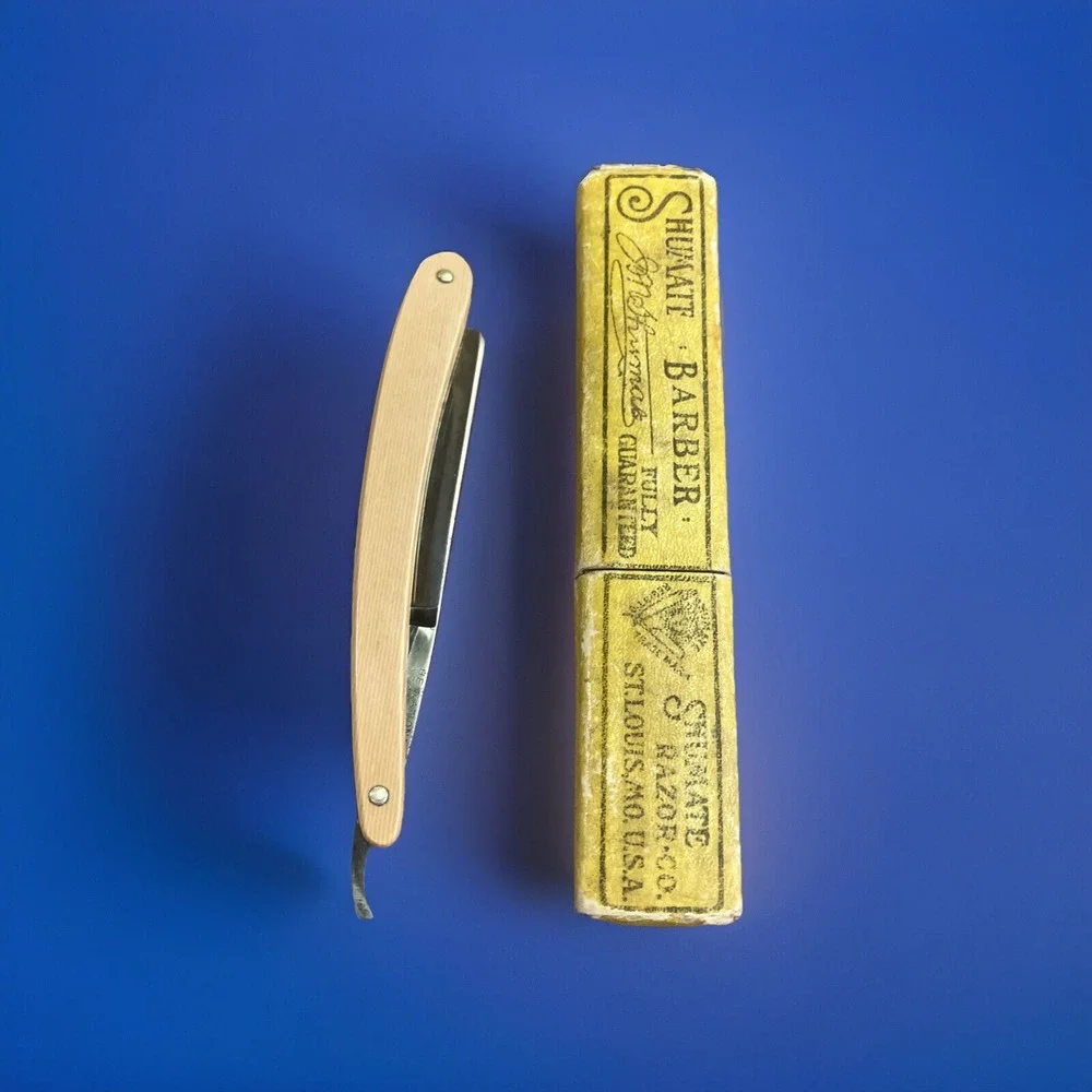 Vintage Shumate Razor Co. With Geo Rudolph German Straight Razor